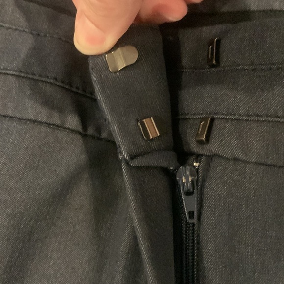 Sharagano Navy Dress Slacks Sz 8 - Picture 4 of 8